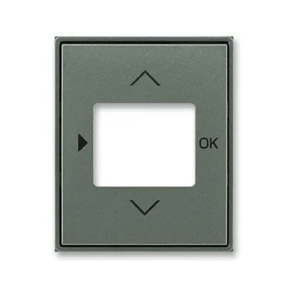 3299E-A40100 34  Kryt ovladače časovacího nebo termostatu, s otvorem pro displej, antracitová